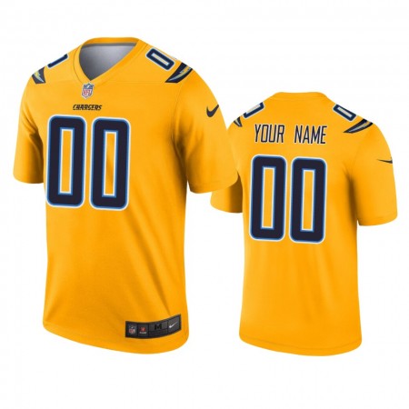 Miesten Los Angeles Chargers NFL Pelipaita Custom Kulta Inverted Legend